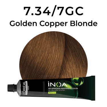 L'OREAL - INOA_iNOA 7.34/7GC Golden Copper Blonde_Cosmetic World